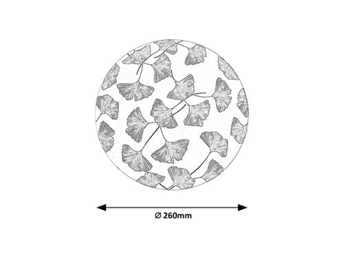 Plafoniera Benita, cu model alb, 900lm, LED 18W, 3000K, Rabalux 3075