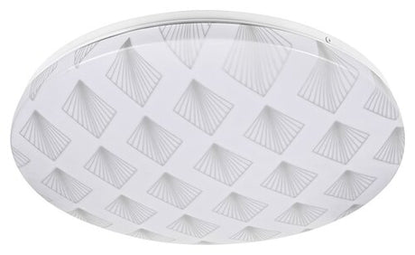 Plafoniera Benita, cu model alb, 1200lm, LED 24W, 4000K, Rabalux 3078