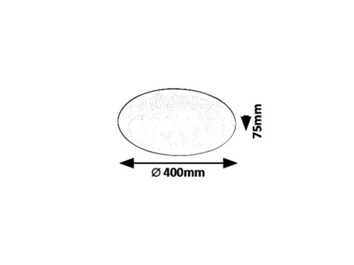 Plafoniera Danny, alb, 3000lm, LED 36W, 3000-6500K, Rabalux 5445