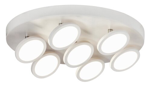 Plafoniera Elsa, alb mat, 2940lm, LED 7x 6W, 4000K, Rabalux 2715