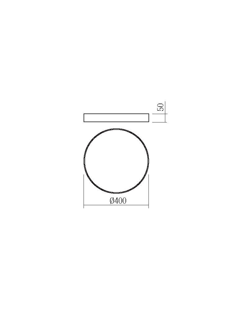 Plafoniera KNOB, LED 36W, 4000 lm, Smarter 05-931