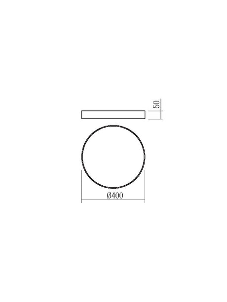 Plafoniera KNOB, LED 36W, 4000 lm, Smarter 05-931