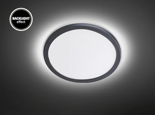 Plafoniera Lambert, argintiu, 1500lm, LED 15W, 4000K, Rabalux 3358