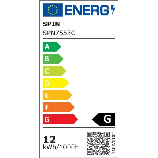 Plafoniera Led cu senzor de miscare reglabil -270, 12W=75W, 6400K, lumina rece