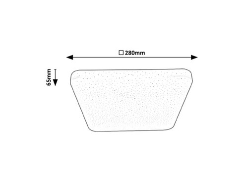 Plafoniera Lucas, alb, 900lm, LED 12W, 4000K, Rabalux 3072