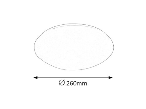 Plafoniera Lucas, alb, 900lm, LED 12W, 4000K, Rabalux 3434