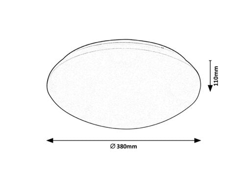 Plafoniera Lucas, alb, 1560lm, LED 24W, 4000K, Rabalux 3420