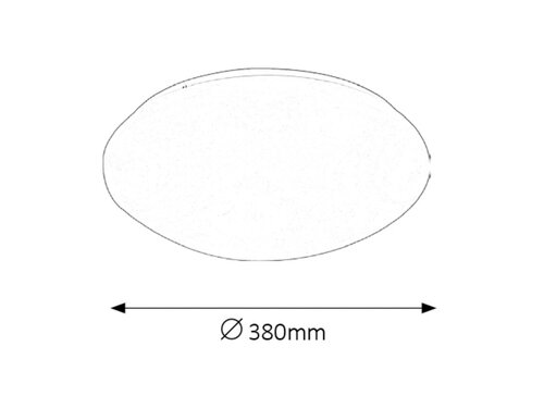 Plafoniera Lucas, alb, 1800lm, LED 24W, 4000K, Rabalux 3436