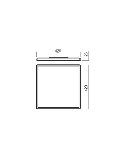 Plafoniera MEMO, LED 24W, 2900 lm, Smarter 05-940