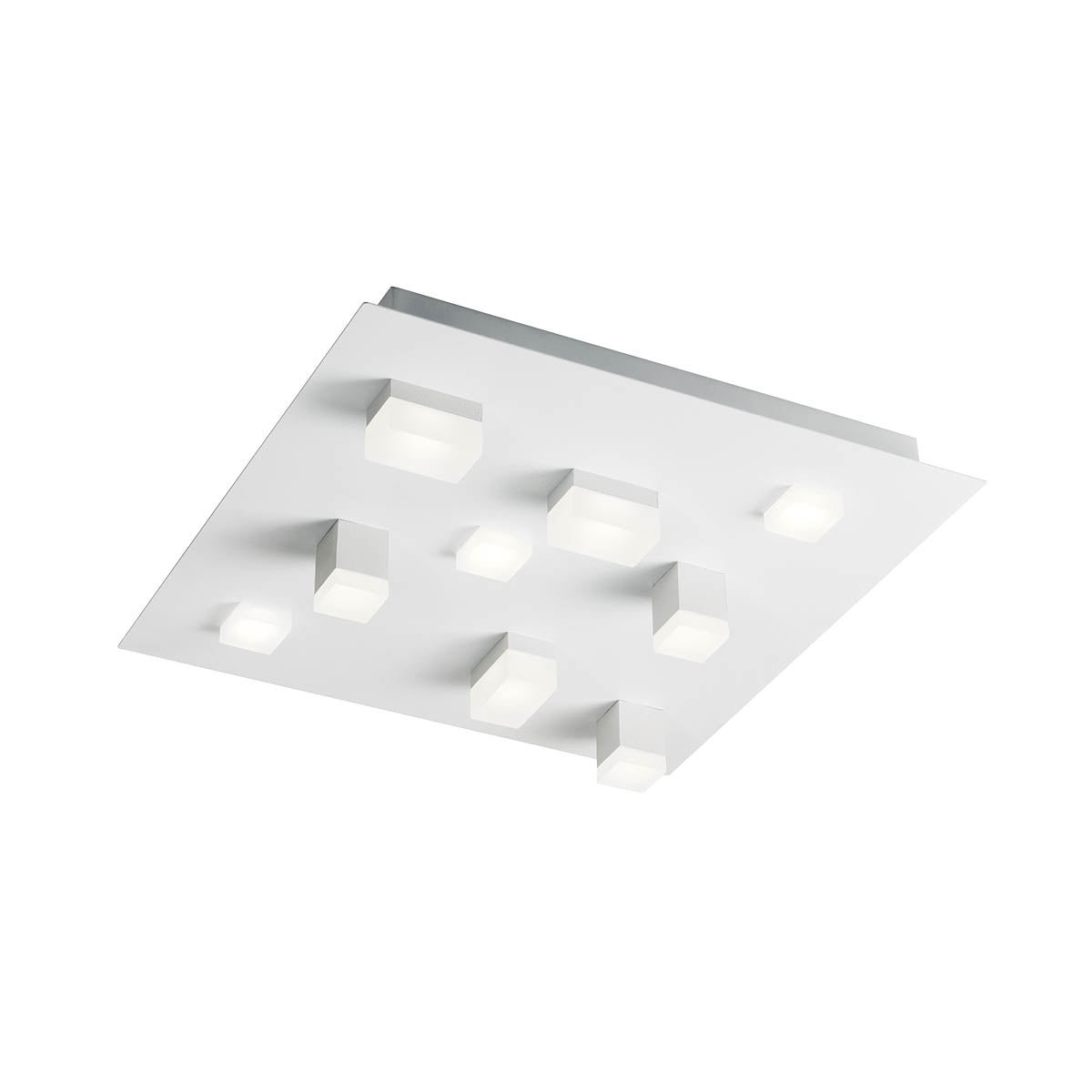 Plafoniera PIXEL, alb mat, LED 27W, 3000K, 2880 lm, Redo 01-2014