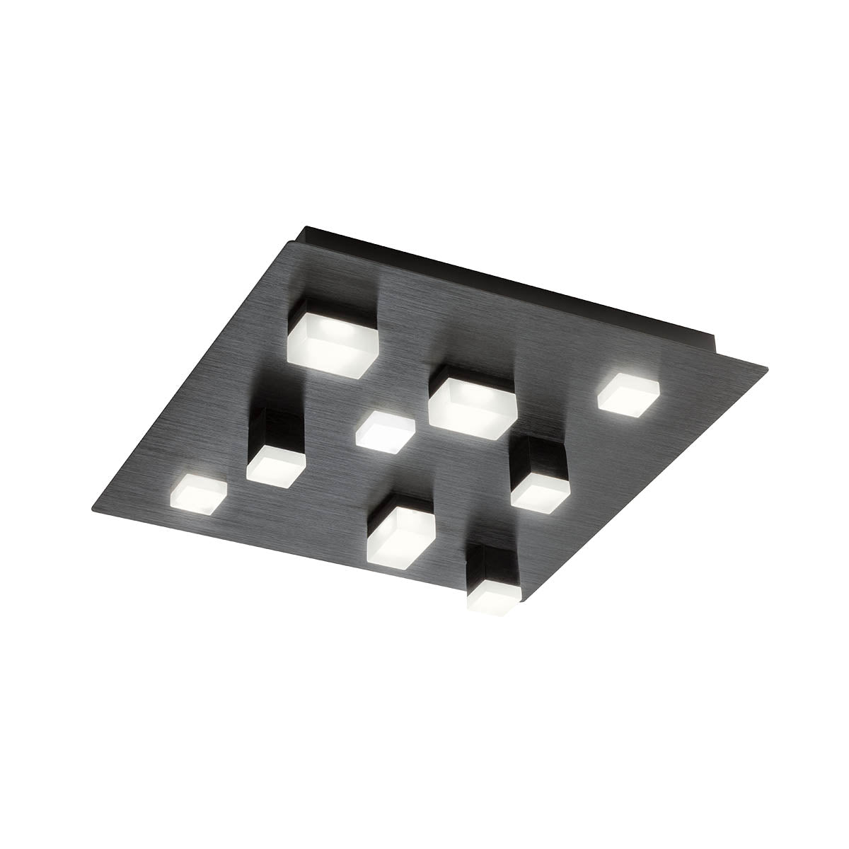 Plafoniera PIXEL, anodizat negru, LED 27W, 3000K, 2880 lm, Redo 01-2015