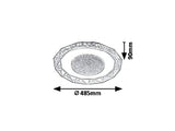 Plafoniera Siren, alb, 3390lm, LED 50W, 4000K, Rabalux 6294