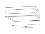 Plafoniera Stuttgart, antracit, E27 2x 11W, Rabalux 8685