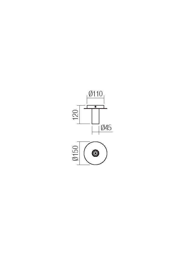 Plafoniera TAJ, 1 x E27, Smarter 01-2409