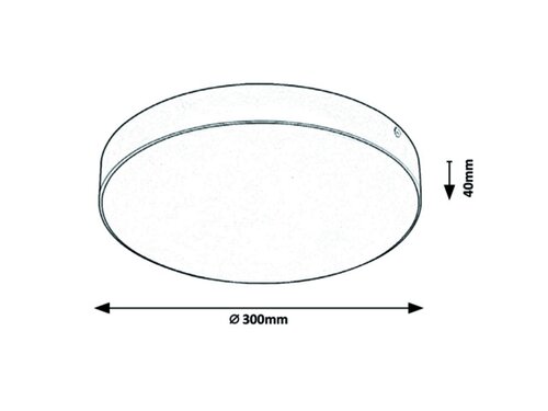 Plafoniera Tartu, alb mat, 2500lm, LED 24W, 2800-6000K, Rabalux 7894