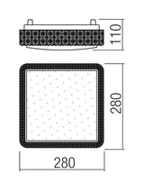 Plafoniera TETRIS, alb, LED 16W, 4000K, 1500 lm, Smarter 05-845