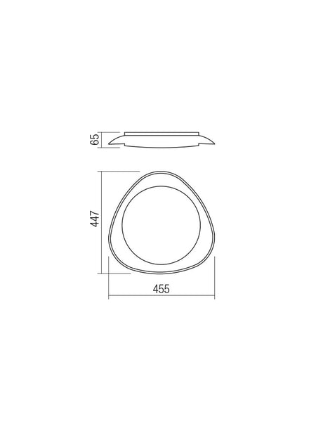 Plafoniera VERENA, LED 24W, 2520 lm, Smarter 05-922