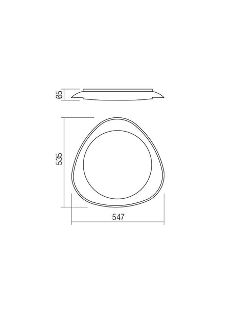 Plafoniera VERENA, LED 36W, 3850 lm, Smarter 05-923