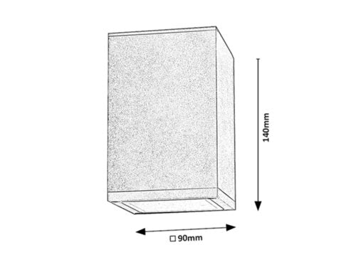 Plafoniera Zombor, antracit, GU10 1x 35W, Rabalux 7820