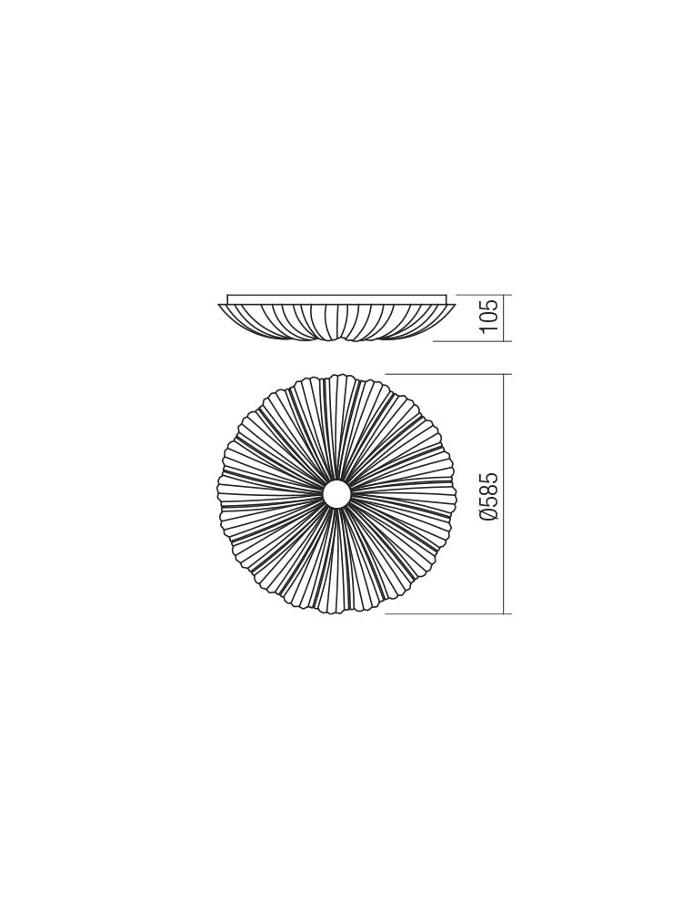 Plafoniera ARAGON, alb, LED 48W, 4000K, 3648 lm, Smarter 05-916