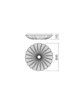 Plafoniera ARAGON, alb, LED 48W, 4000K, 3648 lm, Smarter 05-916