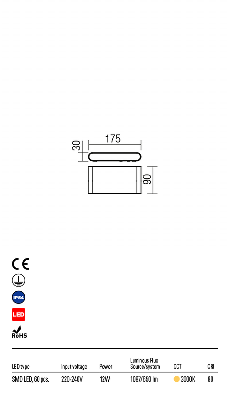 Aplica exterior POCKET - Art.9054