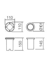 Spot incastrat LOKKI, inox, 1XGU10, Smarter 9385