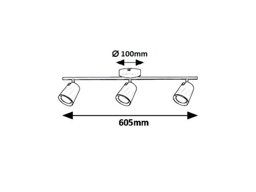 Spot Solange, alb, 1140lm, LED 18W, 3000K, Rabalux 5047