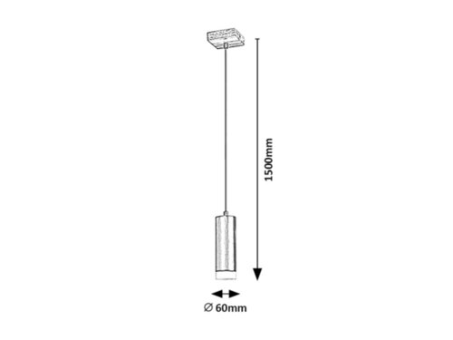 Suspensie Toras, stejar, 1xGU10, Rabalux 72121