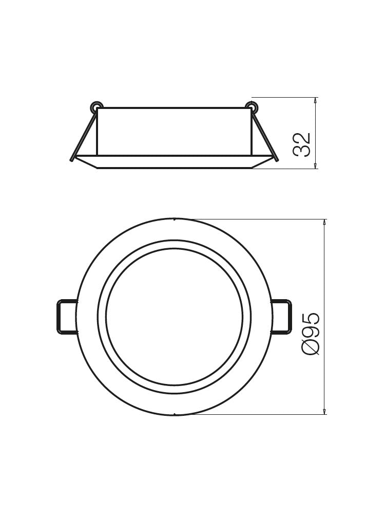 Spot incastrat MT 138 LED, alb, LED 7W, 4000K, 560 lm, Smarter 70351