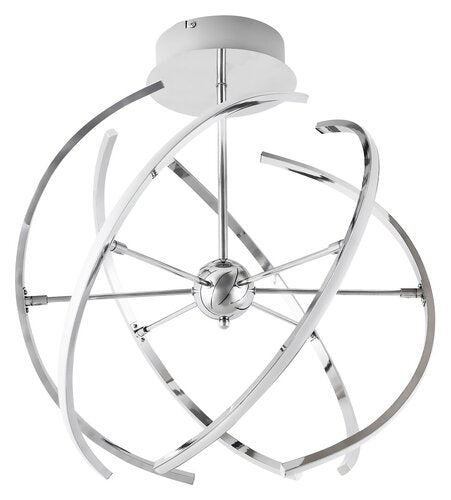 Plafoniera Alyson, crom, 2765lm, LED 48W, 3000K, Rabalux 2433