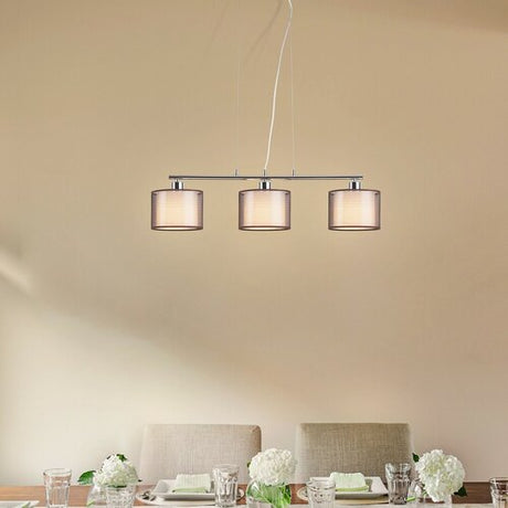 Suspensie Anastasia, crom, E27 3x 60W, Rabalux 2630