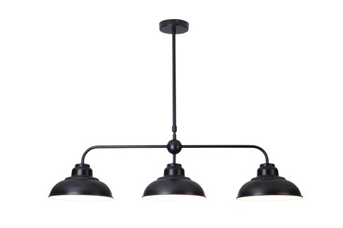 Suspensie Dragan, negru mat, 3xE27 , Rabalux 5309