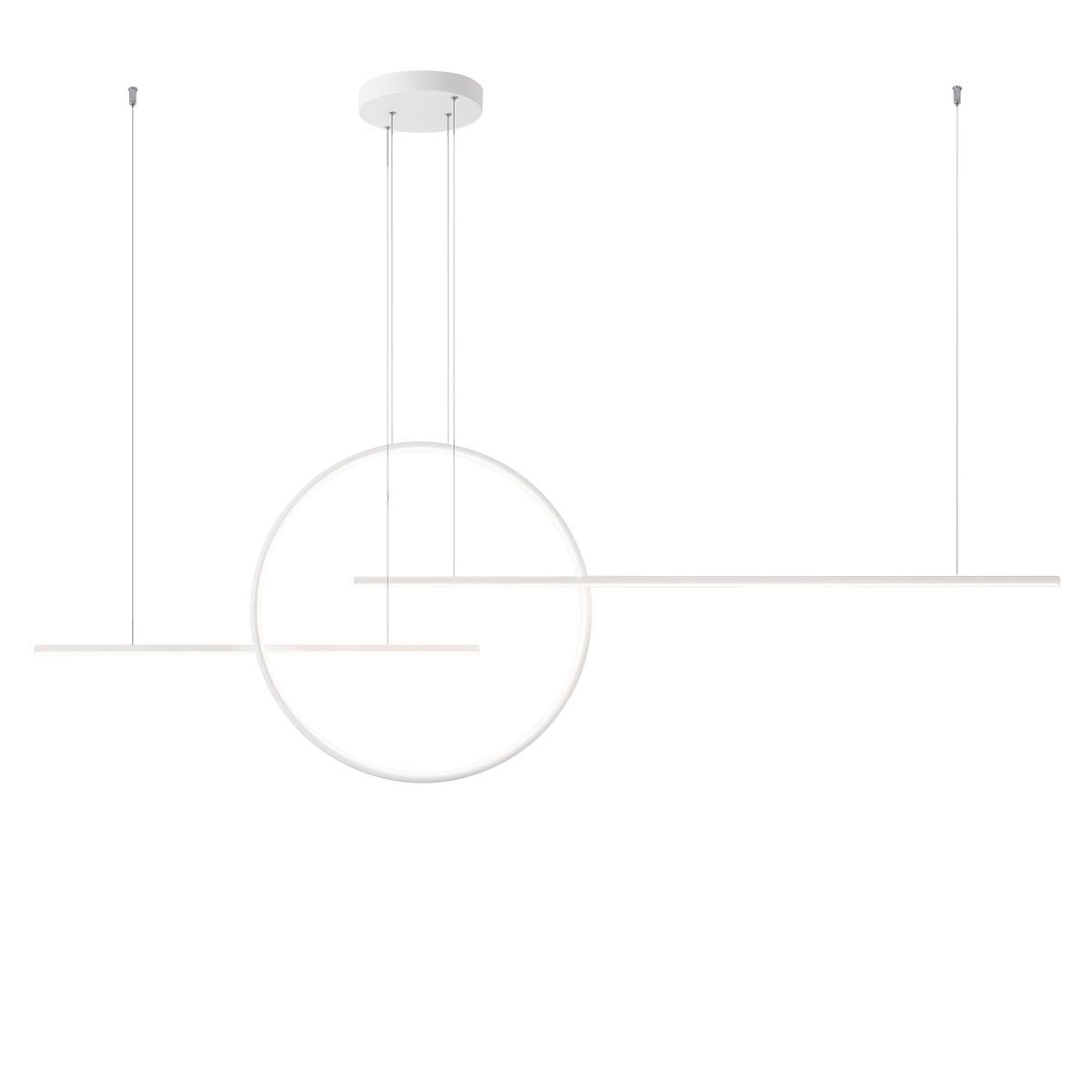 Suspensie GIOTTO, alb mat, LED 56W, 4000K, 6780 lm, Redo 01-1849