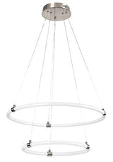 Suspensie Irelia, crom satin, 4700lm, LED 55W, 3000, 4000, 6000K, Rabalux 72009