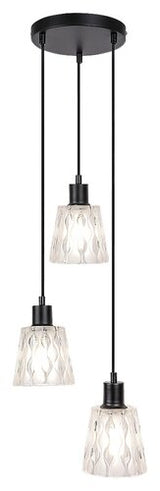 Suspensie Jarina, negru, E27 3x 40W, Rabalux 5333