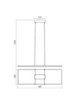 Suspensie KLEE, alb mat, LED 48W, 3000K, 4368 lm, Smarter 01-1644