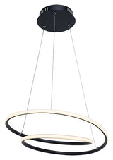 Suspensie Meridia, negru mat, 2900lm, LED 40W, 3000K, Rabalux 3257