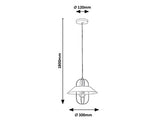 Suspensie Nesrin, auriu, 1xE27, Rabalux 3519