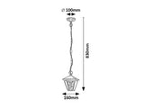 Suspensie Paravento, negru, E27 1x 40W, Rabalux 7149