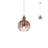 Suspensie PLUMEN, cuprata degrade, E14, 1 x  42W, Redo 01-2064