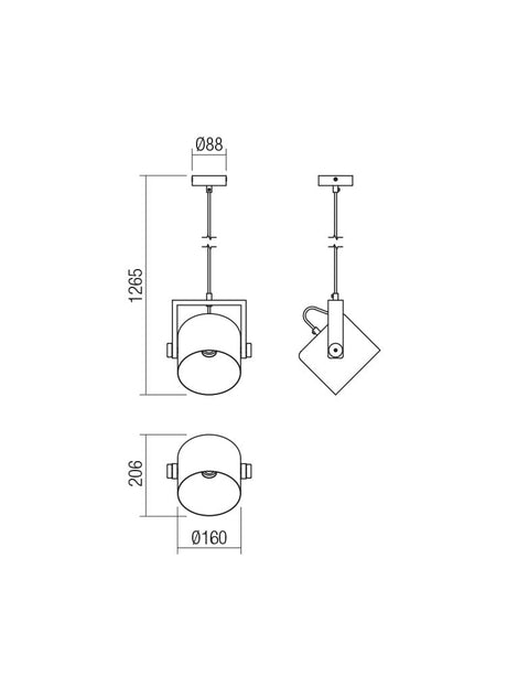 Suspensie POOH, 1 x  E27, Smarter 01-2402