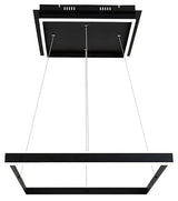 Suspensie Quadro, negru mat, 1670lm, LED 60W, 4000K, Rabalux 3085