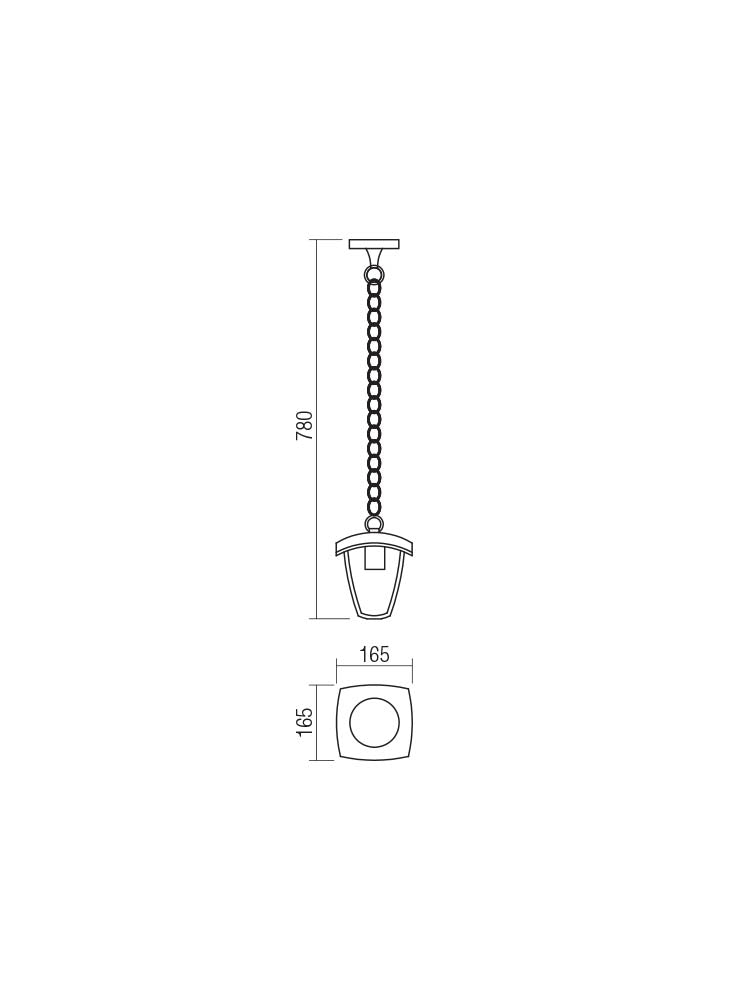 Suspensie EDMOND, negru mat, 1XE27, Smarter 9156