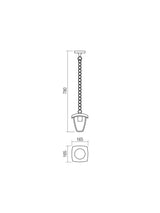 Suspensie EDMOND, negru mat, 1XE27, Smarter 9156