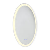 Oglinda LED Vanity, alb mat, 36W, 2972lm, 3000K/4000K/6000K, H.80cm, IP44, Redo, 01-3821