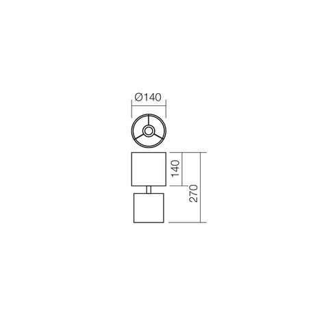 Veioza CILLY, alb, 1xE14, Smarter 01-1370