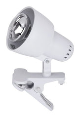 Veioza birou Clip, alb, 1xE14, Rabalux 4356