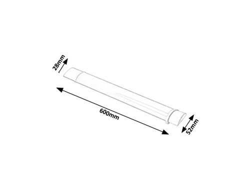 Aplica Drop Light, alb, 1600lm, LED 20W, 4000K, Rabalux 1454