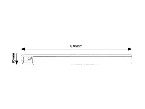 Aplica Duddu, negru, 1200lm, LED 20W, 4000K, Rabalux 78030